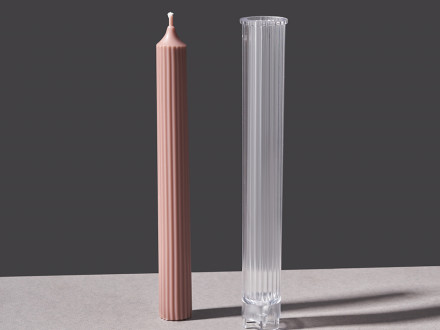 Цилиндр рифленый прозрачный №1 21х185 мм
